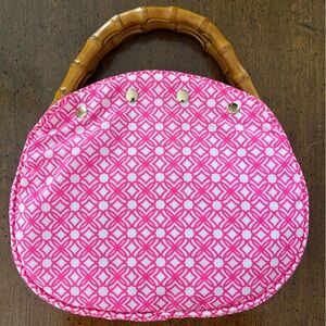 Lilly Pulitzer Bamboo Bermuda Bag - Passion Fruit Pink/Resort White Butterfly